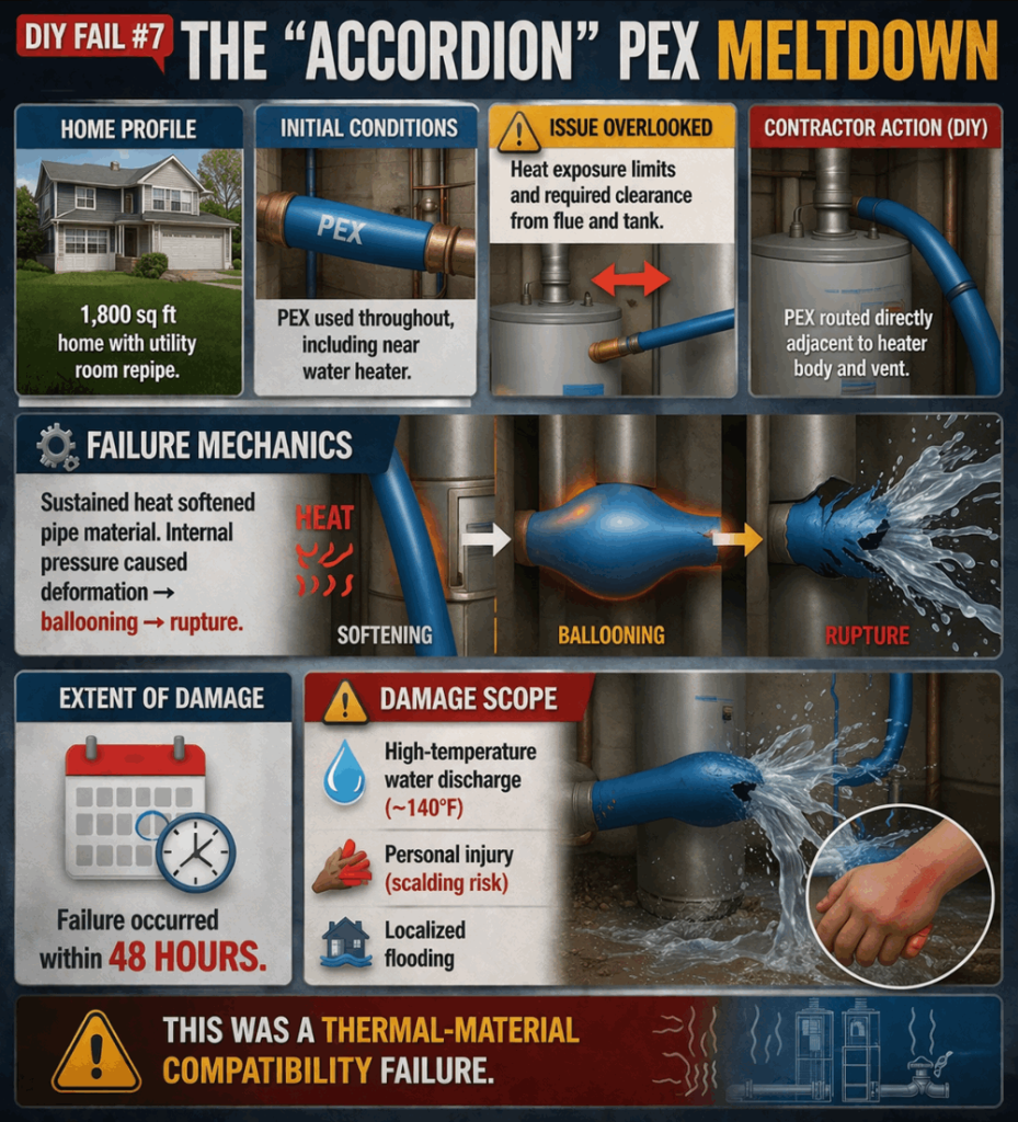Thermal Exposure-Induced PEX Deformation and Rupture Failure diy fail 7 thermal exposure induced pex deformation and rupture failure 04