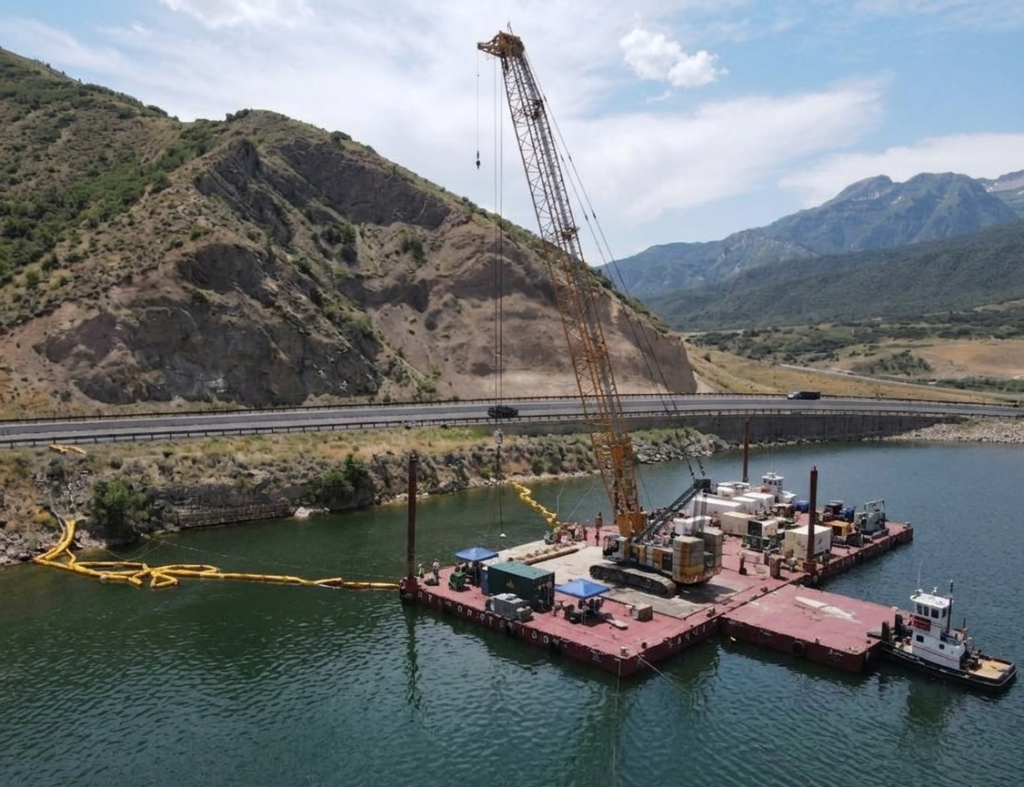 Utah deer creek dam high flow events