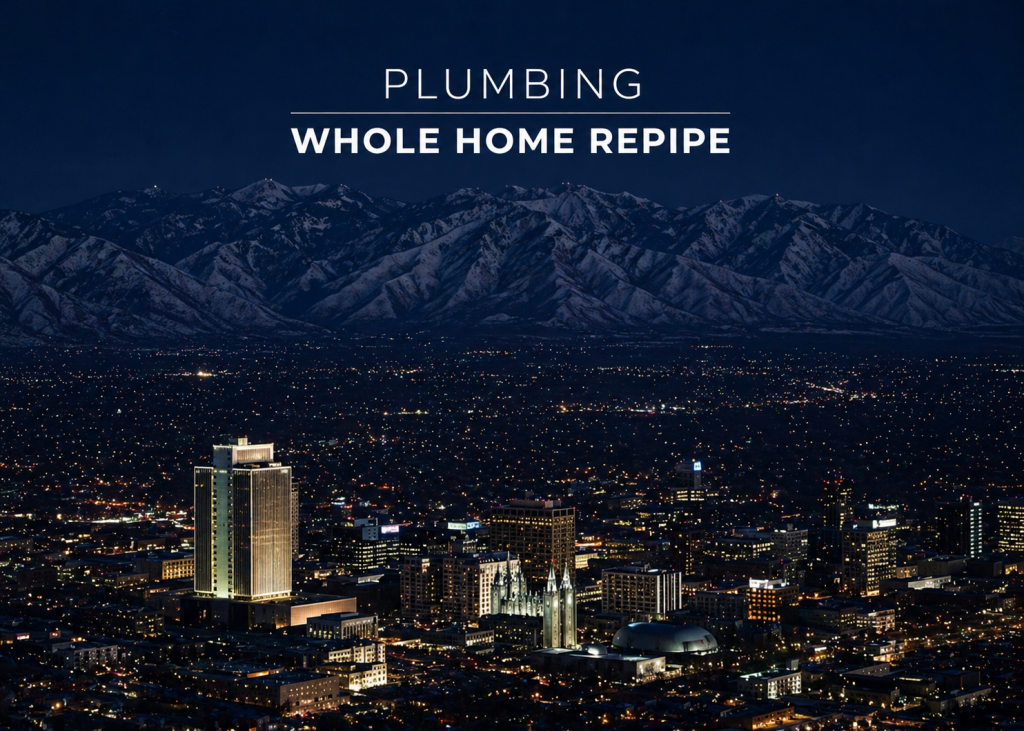 Utah plumbing whole home repipe salt lake city utah