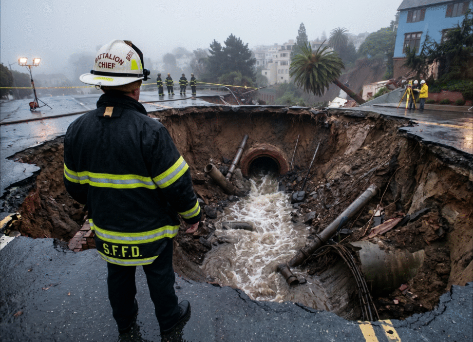 31 massive sinkhole swallows mansion san francisco 1995 plumbing whole home repipe (2)