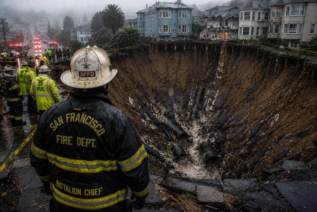 Sinkholesf32 - Slow Leaks Create Structural Risk 32 san francisco sinkhole mansion swallowed up by earth bay area plumbing whole home repipe (6)