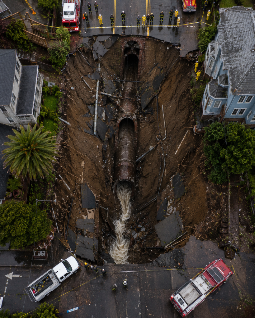 35 san francisco bay area sinkhole 1995 plumbing whole home repipe california (2)