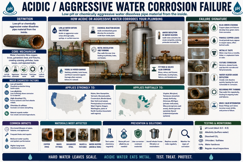 acidic aggressive water corrosion failure plumbing whole home repipe (2)