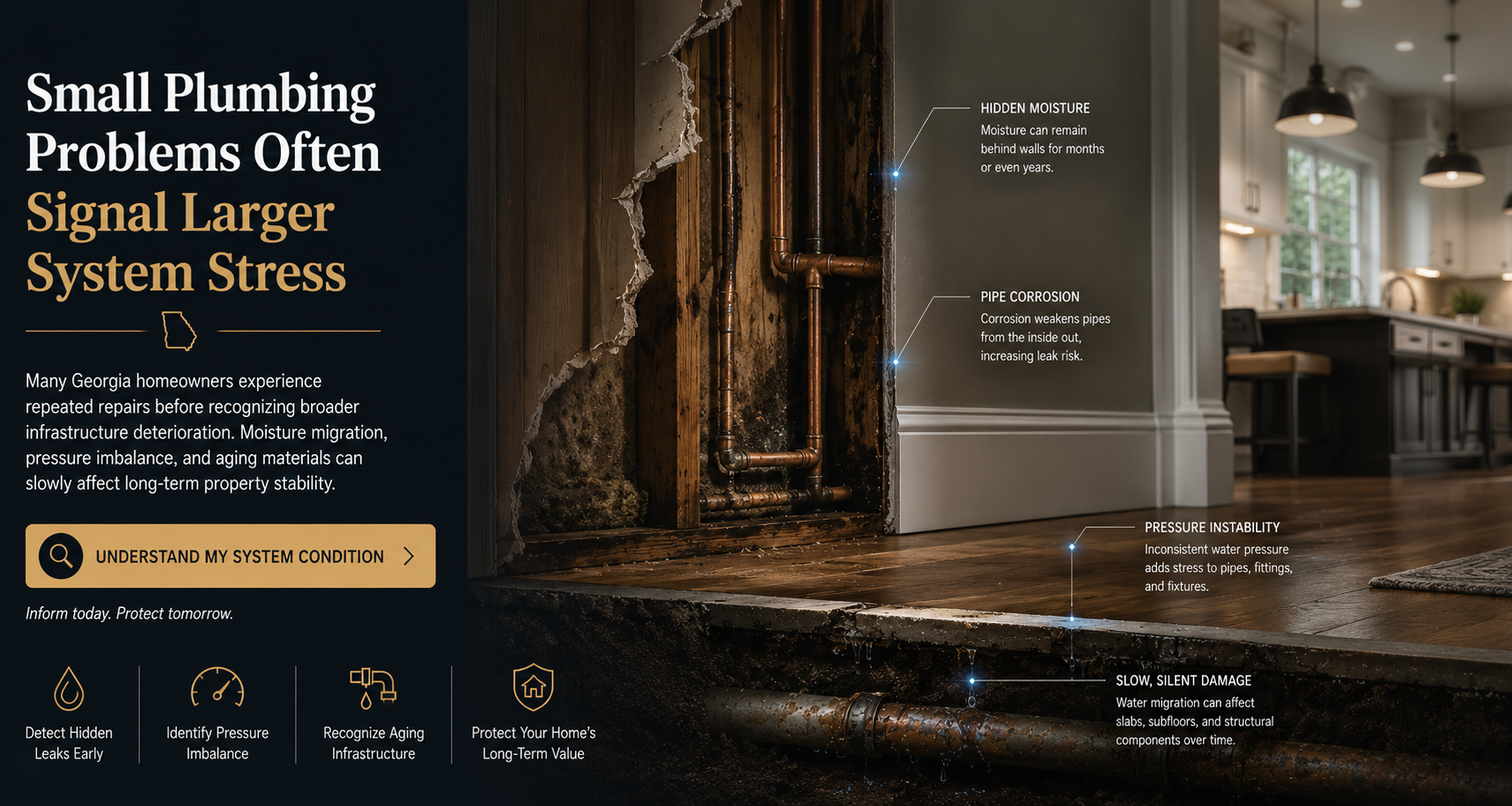 Why Chicago Homes Experience Hidden Freeze-Related Pipe Damage Georgia ATL Augusta Plumbing Whole Home Repipe Slab Leak Repair 1 2
