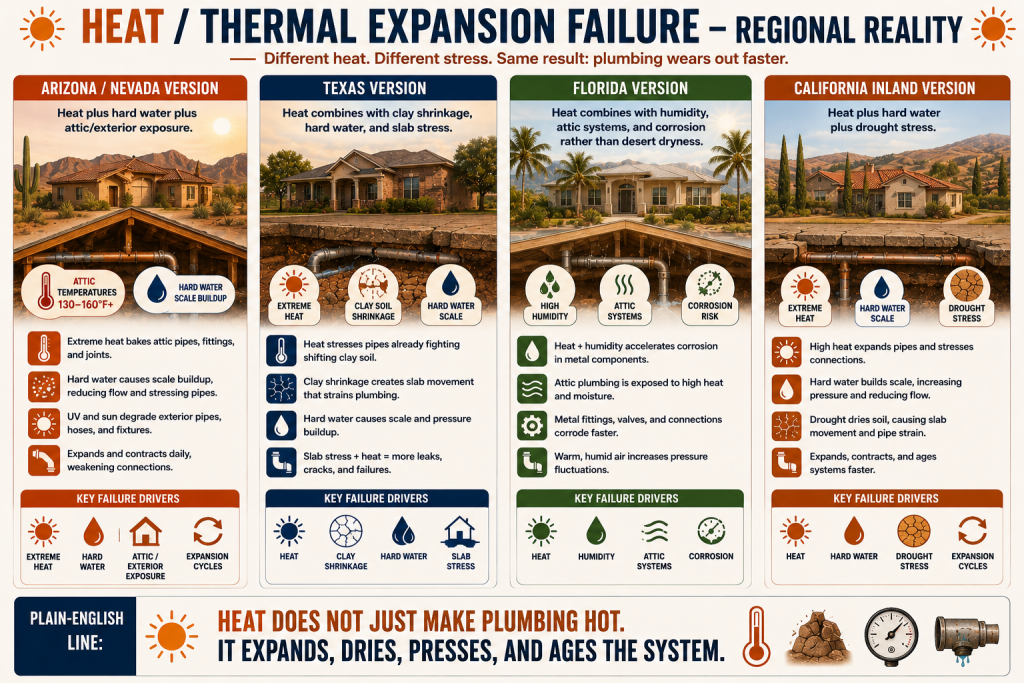 heat thermal expansion failure plumbing whole home repipe (1)