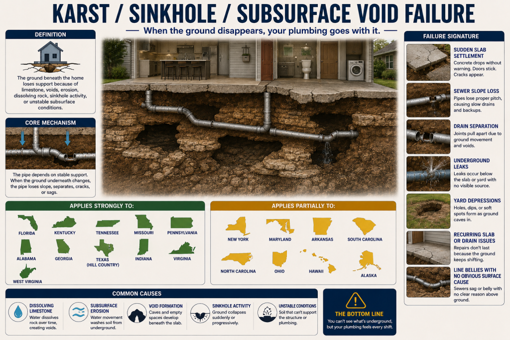 karst sinkhole subsurface void failure plumbing whole home repipe (2)