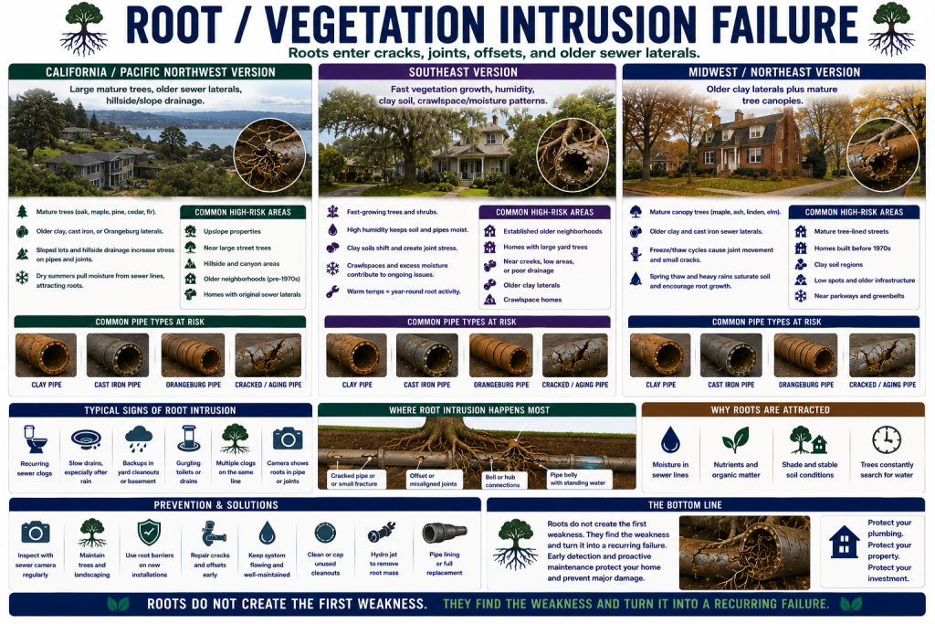 root vegetation intrusion failure plumbing whole home repipe (1)