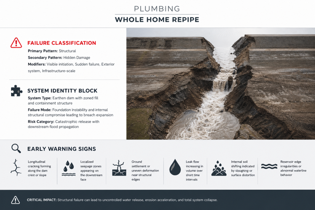 failure report baldwin hills dam collapse — los angeles, california (1963) plumbing whole home repipe