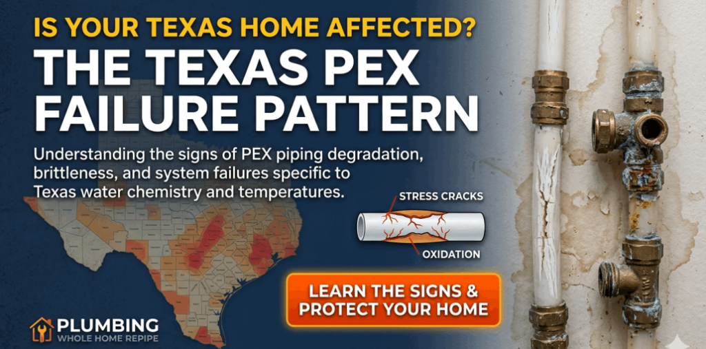 Texas texas plumbing whole home repipe failure patterns
